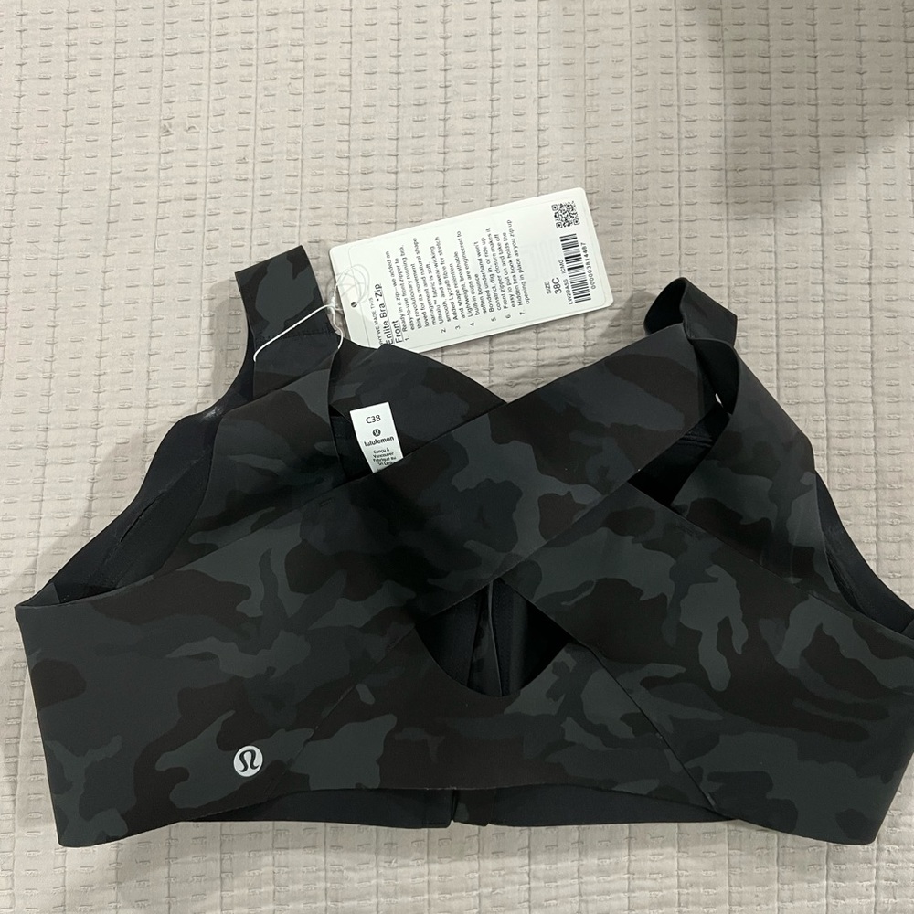 Lululemon Enlite Bra Zip Front
